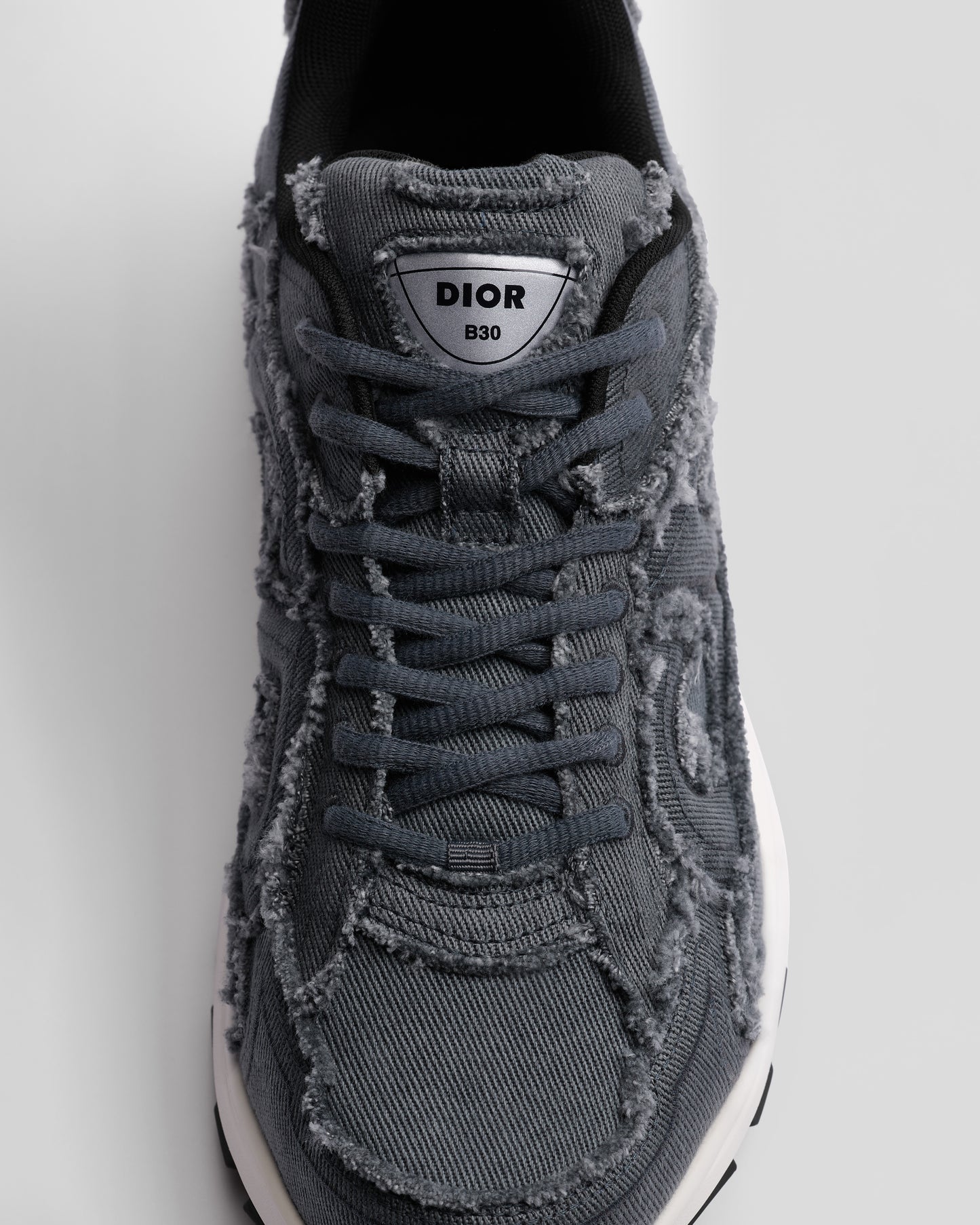 Dior B30 Countdown Denim Effrangé Gris vue 5 — TP SNEAKERS
