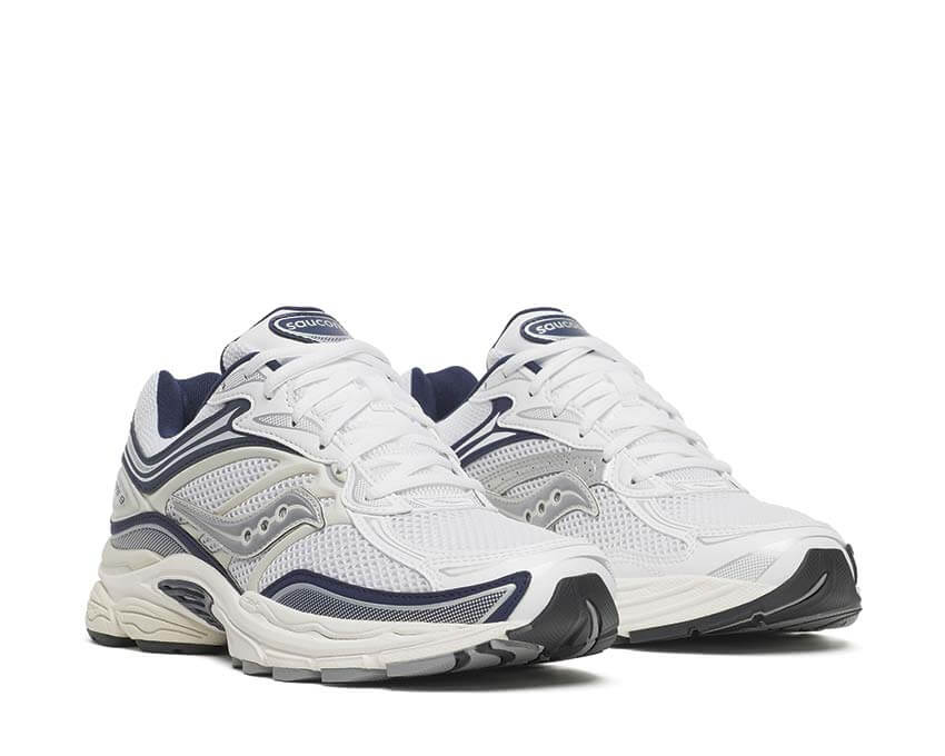 Saucony Progrid Omni 9 White Navy - vue de côté