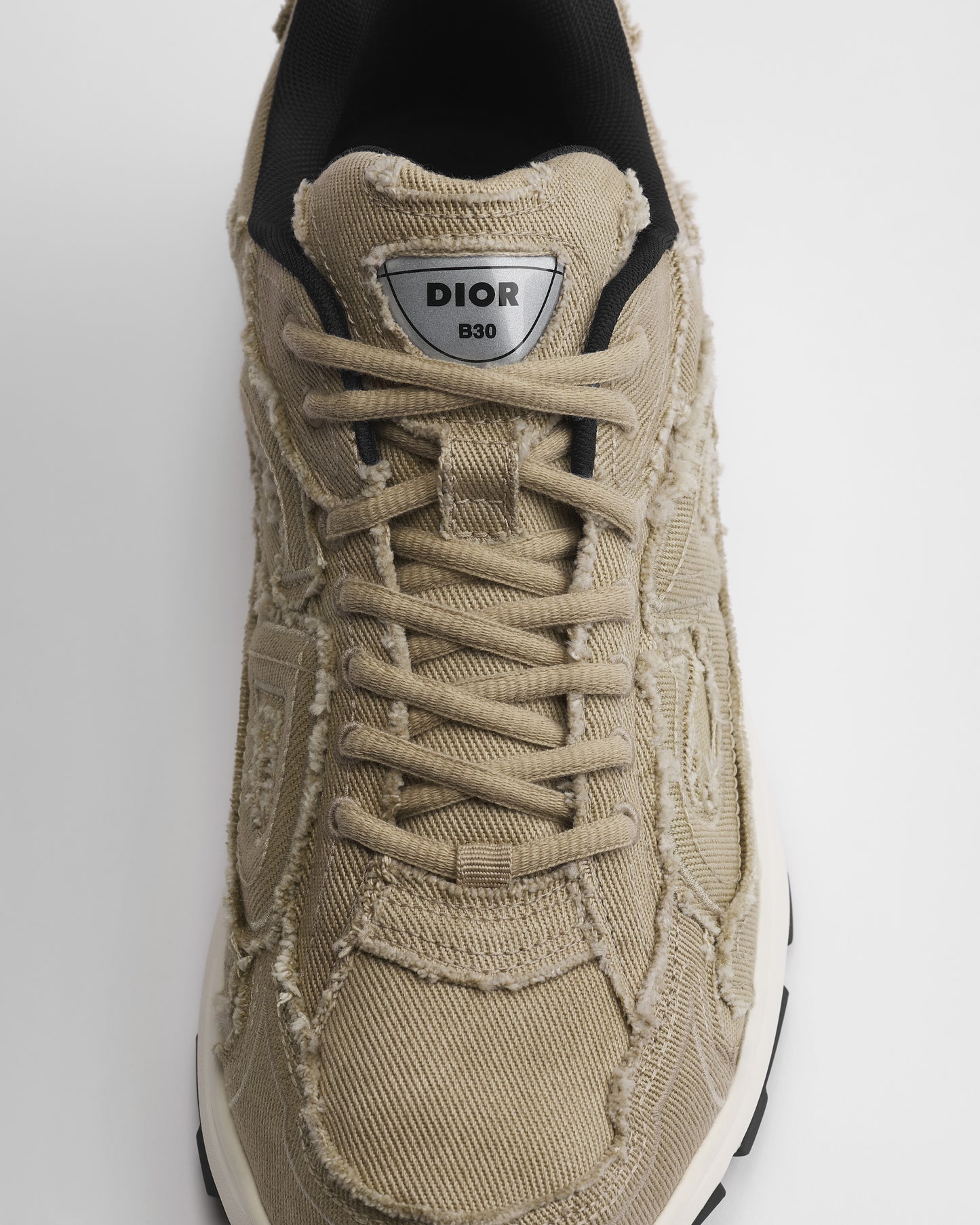 Dior B30 Countdown Denim Effrangé Beige vue 5 — TP SNEAKERS
