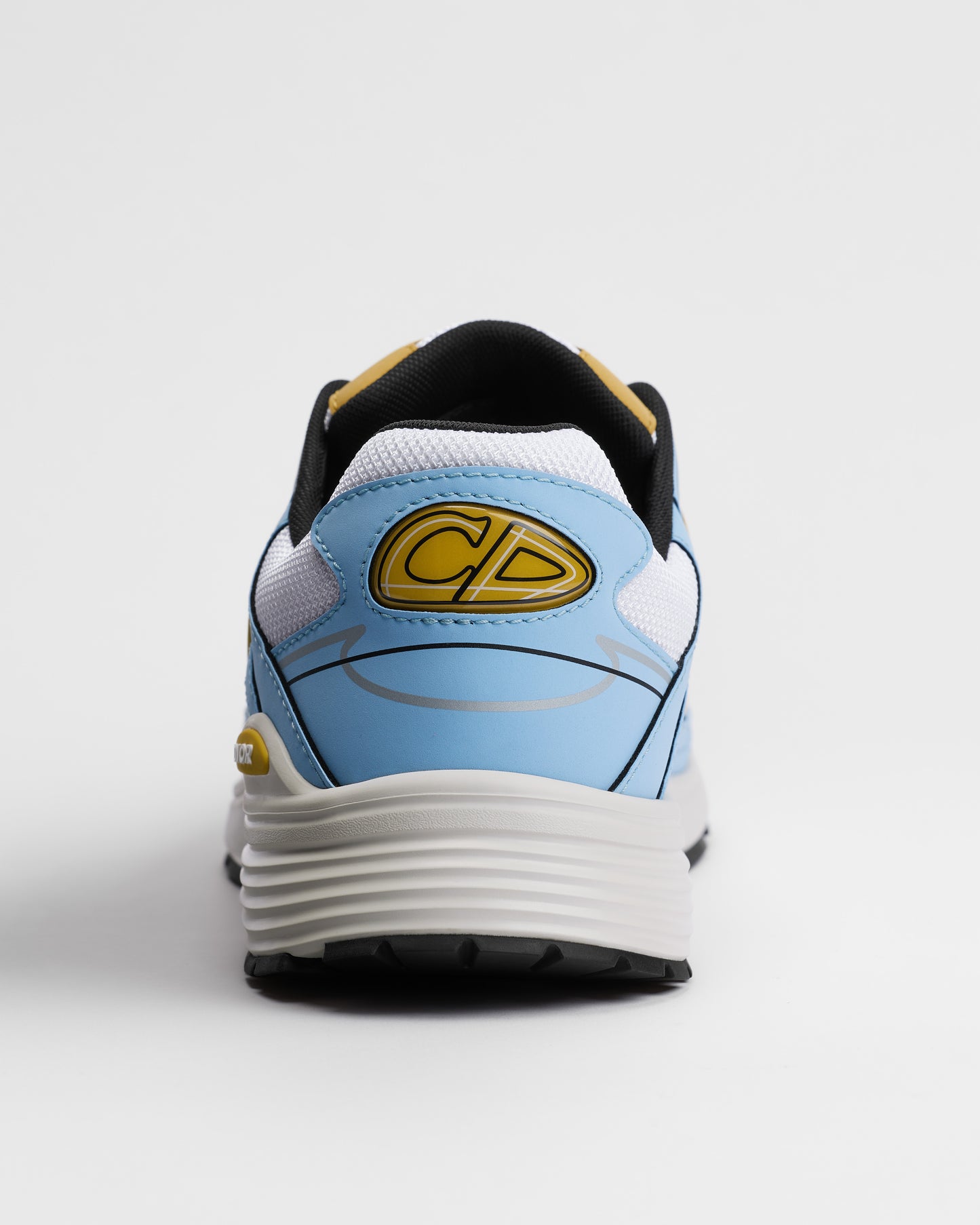 Dior B30 Countdown Blanc / Bleu Clair / Doré vue 3 — TP SNEAKERS