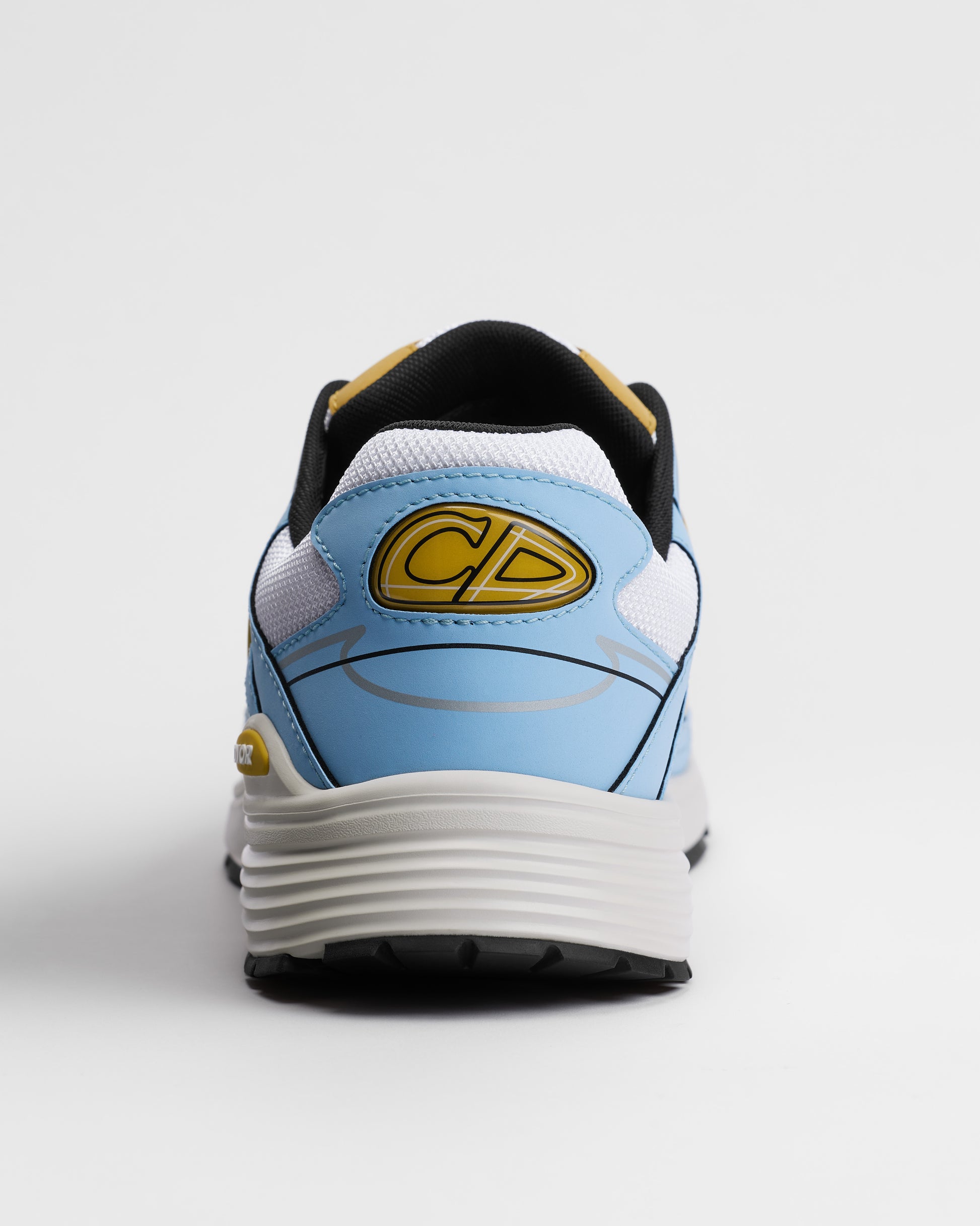 Dior B30 Countdown Blanc / Bleu Clair / Doré vue 3 — TP SNEAKERS