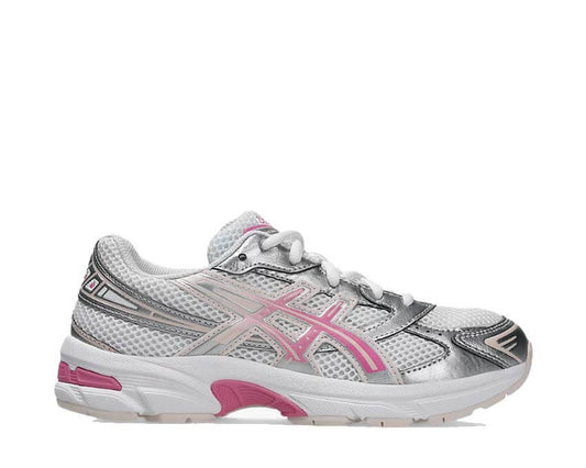 ASICS Gel-1130 GS White / Dragon Fruit - sneakers enfant