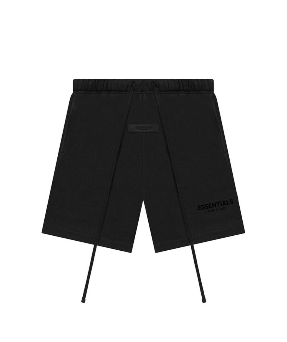 Fear of God Essentials (SS22) Shorts Black Stretch Limo — TP SNEAKERS