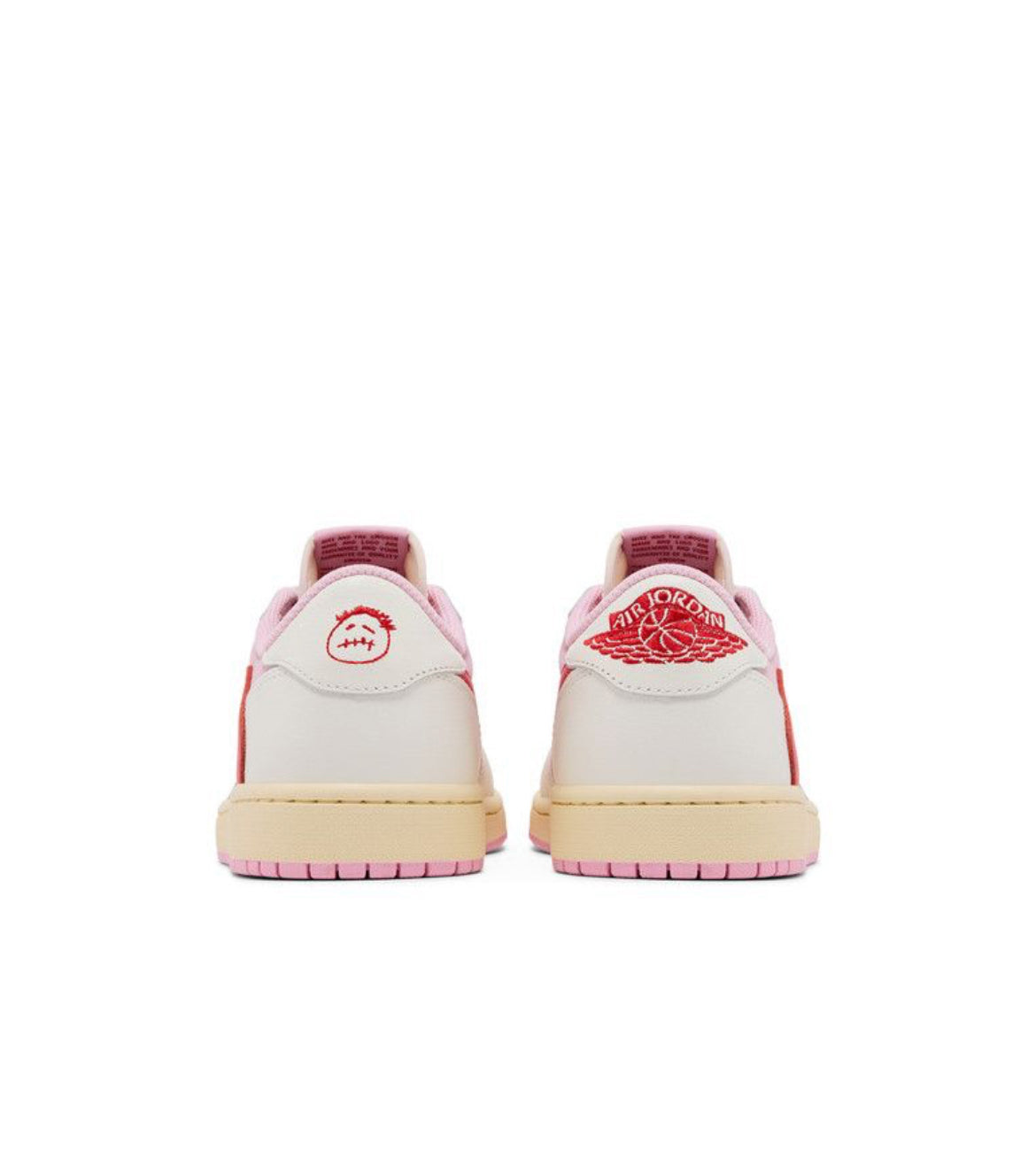 Air Jordan 1 Low OG Travis Scott 'Tropical Pink', vue 3 — TP SNEAKERS