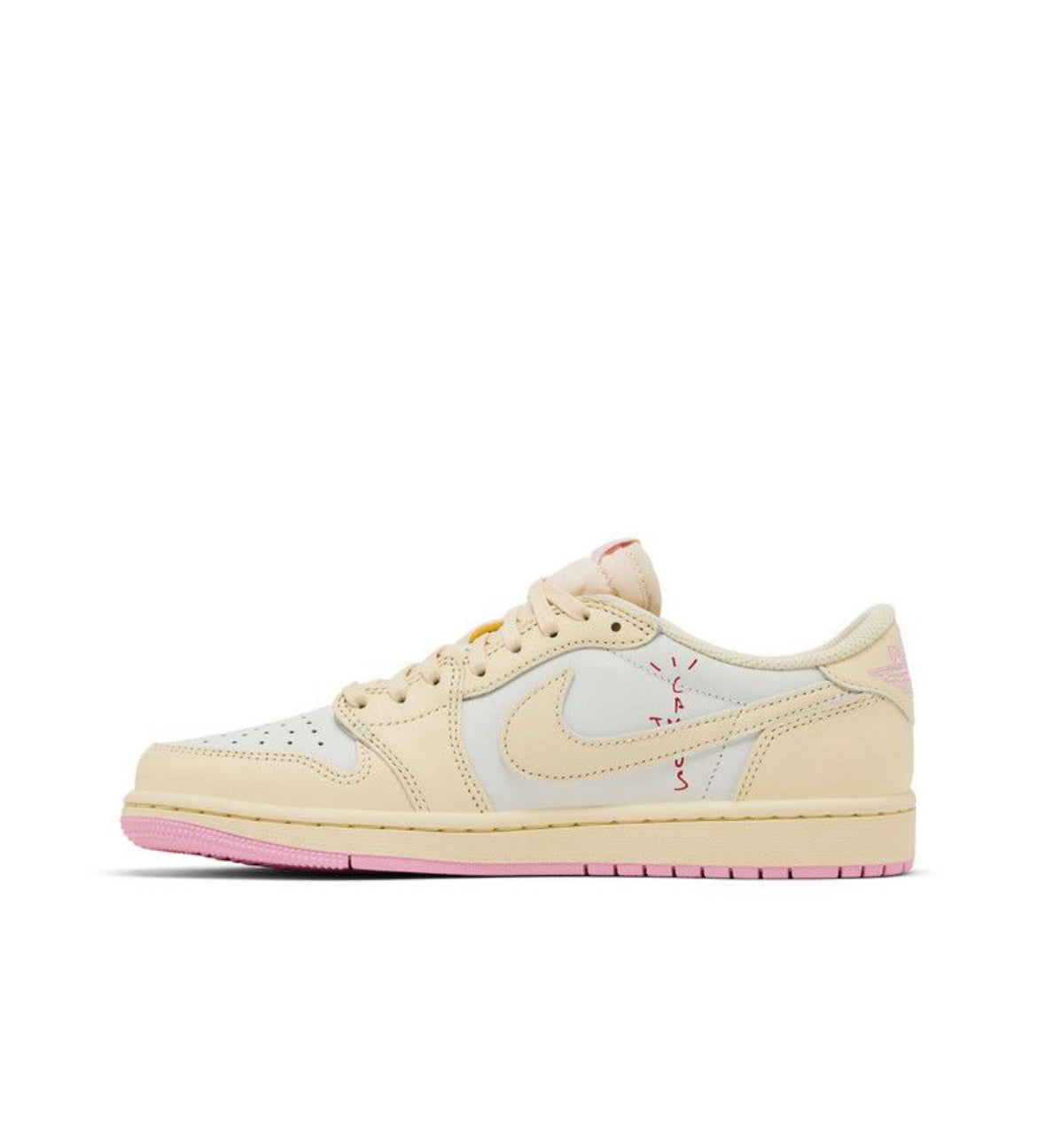 Air Jordan 1 Low OG Travis Scott 'Shy Pink', vue 2 — TP SNEAKERS