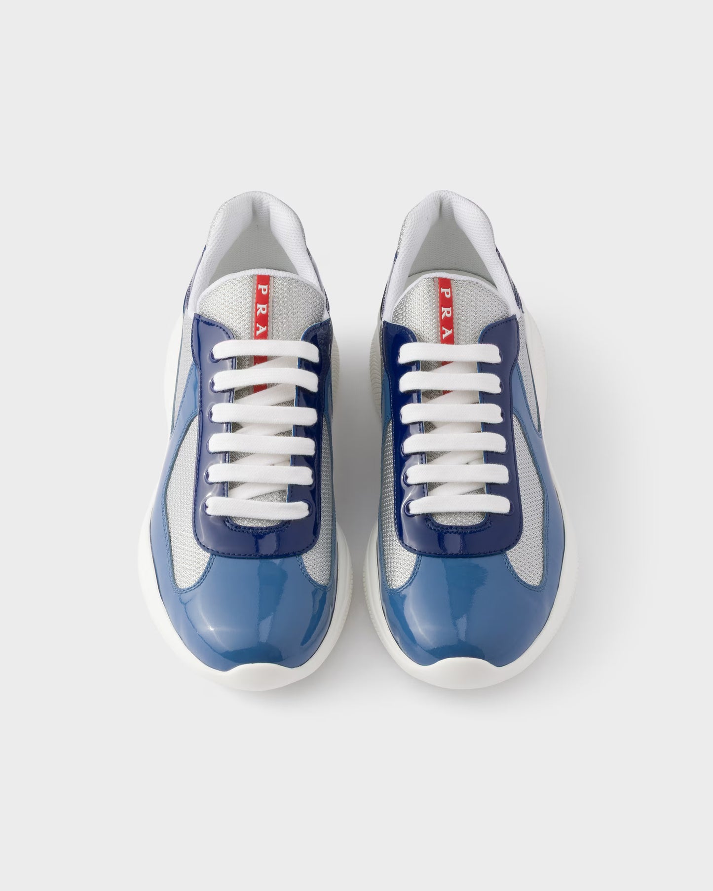 Prada America's Cup Bleu Roi / Argent vue 3 — TP SNEAKERS