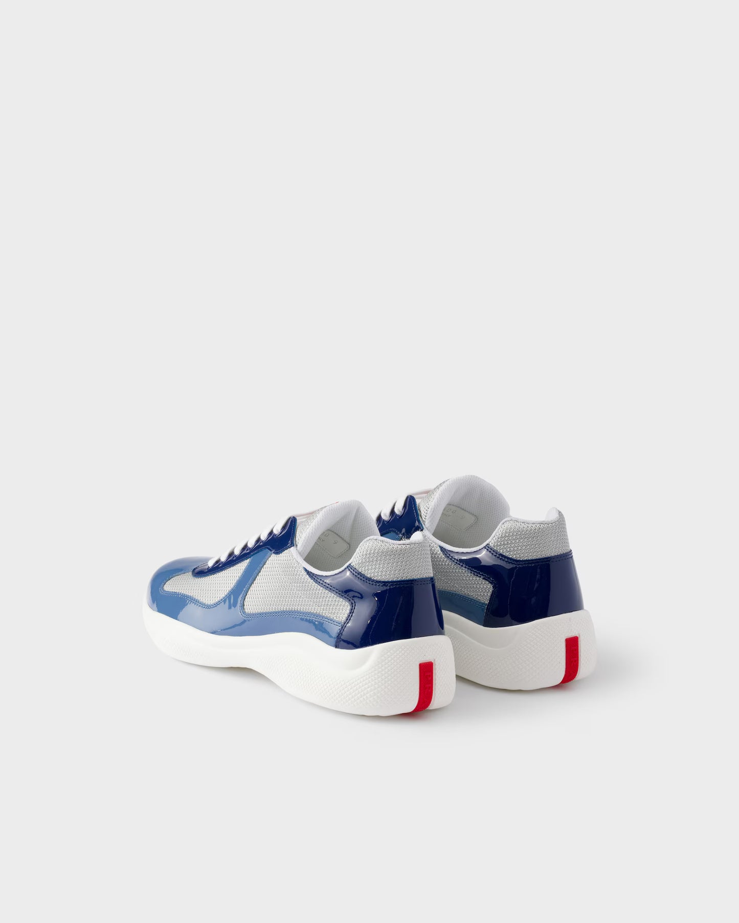 Prada America's Cup Bleu Roi / Argent vue 4 — TP SNEAKERS