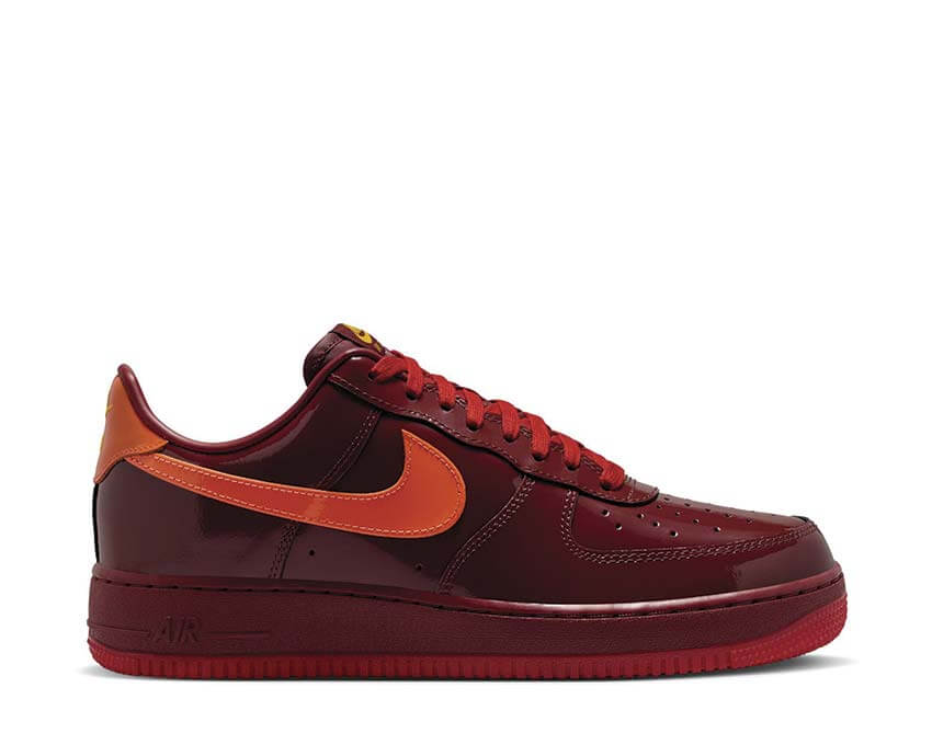 Nike Air Force 1 Low QS Patent Leather "Dark Team Red"