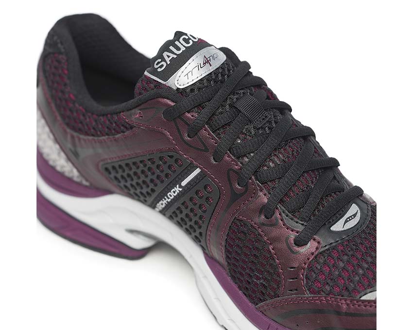 Saucony Progrid Triumph 4 Maroon - vue de côté